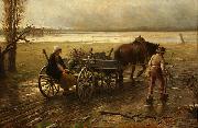 Jakub Schikaneder The Sad Way oil on canvas